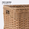 宜家（IKEA）BEKNA別克納籃框塑料藤條門(mén)廳浴室陽(yáng)臺收納整理家用筐學(xué)生宿舍 籃25x35x20cm 曬單實(shí)拍圖