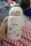 蘇泊爾（SUPOR）兒童保溫杯水杯水壺小學(xué)生上學(xué)開學(xué)316L吸管杯 椰奶白KCV50CM20 曬單實(shí)拍圖
