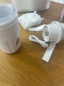 膳魔師（THERMOS）德國(guó)榨汁杯榨汁機(jī)小型便攜制冷水杯果汁機(jī)家用果蔬可充電多功能果汁杯迷你可碎冰打汁隨行杯炸機(jī)汁 【長(zhǎng)效制冷】冬雪白 曬單實(shí)拍圖