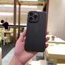 派派咪適用蘋果16promax手機殼新款iPhone15pro保護套14plus超薄磨砂13pm防摔透明全包鏡頭17高級感外殼 【透黑】高效散熱/裸機手感/不沾指紋 iPhone 15 Pro Max 曬單實拍圖