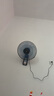 美的（Midea）【五葉颶風(fēng)】工業(yè)遙控壁扇/掛壁式商居兩用風(fēng)扇/120°廣角搖頭定時電風(fēng)扇/工廠通風(fēng)吊扇 FW40-11AR 曬單實拍圖
