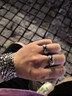 GsunG鉑金男士戒指PT950男女款大氣菱格面情侶對(duì)戒白金光面指環(huán) 定制定金專拍   單拍無(wú)效不發(fā)貨 曬單實(shí)拍圖