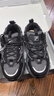 FILA 斐樂(lè )女鞋貓爪鞋5代老爹鞋運動(dòng)鞋黑色鞋子休閑鞋厚底鞋女 黑/城堡灰-BV 38 曬單實(shí)拍圖