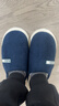 樸西踏云棉拖鞋男冬季百搭新款保暖家用棉拖加厚潮流毛絨防滑情侶棉鞋 藏青色 【溫柔男友風(fēng)】 42-43 曬單實(shí)拍圖
