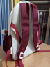 瑪嘎（maga）書(shū)包女大容量雙肩包男士日系休閑百搭背包初中高中生大學(xué)生雙肩包 白紅色小號（普通后背）+加油鴨 曬單實(shí)拍圖