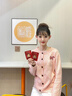 矜持范毛衣女小狗貼布糖果色甜美針織開衫毛衣女2025秋季新款外套 粉色 M 建議90-105斤 曬單實拍圖