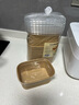 佳馳一次性飯盒加厚1000ml*20套牛皮紙餐盒紙碗外賣露營打包盒餐具 曬單實(shí)拍圖