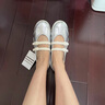 Onitsuka Tiger鬼塚虎新款芭蕾風(fēng)女鞋 銀色休閑鞋MEXICO 66? TGRS 1182A660 銀色 36 曬單實(shí)拍圖