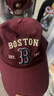 MLB官方張凌赫KARINA同款男女時(shí)尚百搭軟頂棒球帽25秋冬新款CPB10 波士頓紅襪隊/深酒紅色 曬單實(shí)拍圖