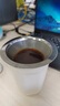 304不銹鋼咖啡濾網(wǎng)手沖咖啡濾網(wǎng)過濾器免濾紙滴漏式咖啡過濾漏斗 咖啡過濾器V型款800目 曬單實(shí)拍圖