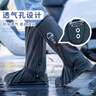 正雨鞋套防水防雨耐磨雨鞋套高筒加厚水鞋防沙男女騎行防滑腳套雨靴子 曬單實(shí)拍圖