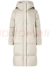 坦博爾羽絨服女長款時尚休閑百搭保暖加厚連帽面包服530836Z知春米160 曬單實拍圖
