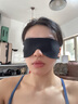 颯望德國眼罩遮光睡眠專用男女緩解眼部疲勞助眠不勒耳掛耳黑眼圈輕薄 【2個裝】黑色【0壓感 不透光】 曬單實拍圖
