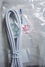 廣昌興（G.C.X）國(guó)標(biāo)電源線兩芯裸尾帶兩項(xiàng)插頭兩孔220V10a電器自接線電氣設(shè)備內(nèi)配線2芯0.75平方銅 白色 2米 曬單實(shí)拍圖