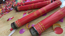 直播間禮炮生日派對禮花筒花瓣酒吧禮炮KTV畢業(yè)生日手持噴花筒 紅花瓣40# 6根 曬單實(shí)拍圖