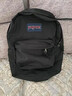 JANSPORT杰斯伯雙肩包男背書(shū)包女學(xué)生校園電腦包 47LW008 爵士黑 曬單實(shí)拍圖