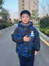 MOKITOUL國際大牌男童加絨外套冬裝2025新款兒童派克服秋冬季加厚寶寶棉服 藍色 130cm建議6周歲左右身高130左右 均碼 曬單實拍圖