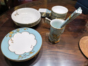 永豐源（auratic）西湖藍30\44\91頭餐具套裝 陶瓷中式飯碗菜盤(pán)套裝 高檔喬遷禮品 套裝【6人位】 44頭 曬單實(shí)拍圖