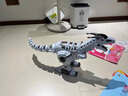 RWTW兒童玩具遙控恐龍超大號充電動智能霸王龍仿真動物送男孩生日禮物 76cm 機甲狂龍豪華版【黑色】 曬單實拍圖
