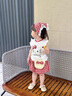 G.DUCKKIDS小黃鴨童裝女童夏季套裝2025新款兒童衣服女孩夏裝短袖短裙兩件套 黃色 130 尺碼7~8歲【120-130cm】cm 曬單實(shí)拍圖