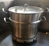 千可加厚湯鍋304不銹鋼鍋食品級(jí)家用雙耳煮鍋燉鍋蒸鍋電磁爐燃?xì)馔ㄓ?湯鍋+蒸籠 26cm 歐式304不銹鋼 直型鍋身更大容量 曬單實(shí)拍圖
