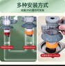 潛水艇（Submarine）洗衣機(jī)下水三通掃地機(jī)器人烘干機(jī)陽(yáng)臺(tái)下水面盆排水管地漏防臭接頭 【02】洗衣機(jī)+面盆+烘干/掃地機(jī) 曬單實(shí)拍圖