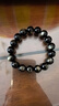 石玥珠寶精品12mm金眼天然黑曜石手串本命年轉(zhuǎn)運(yùn)珠水晶手鏈男女士款禮物 曬單實(shí)拍圖