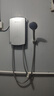志高（CHIGO）即熱式電熱水器6500W電熱水器小廚寶家用集成洗澡免儲水多功率可調(diào)防漏電 銀色 KBR-B65 曬單實拍圖