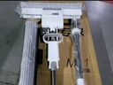 大衛(wèi)膠棉拖把33cm海綿頭桿長132cm2頭M11 PVA膠棉滾輪式雙排擠水 曬單實拍圖