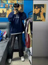 真維斯（Jeanswest）牛仔褲子男士夏季美式高街薄款直筒闊腿寬松百搭休閑春款復(fù)古長(zhǎng)褲 G115磨白黑 XL （推薦體重130-155） 曬單實(shí)拍圖