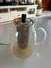 金灶（KAMJOVE）泡茶壺飄逸杯 耐熱玻璃茶具功夫辦公室花茶壺 茶水分離杯茶壺家用 A-20加長濾籃 1100ml 曬單實拍圖