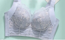 防外擴(kuò)文胸收副乳聚攏調(diào)整型上托防下垂內(nèi)衣女薄款無痕美背胸罩 灰色 85C 大胸超薄杯 曬單實拍圖