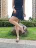 妙麗（Millies）品牌高奢涼鞋女2025夏季新款高跟鞋酒杯跟小香風(fēng)精致水鉆女士涼鞋 黑色 37 曬單實(shí)拍圖