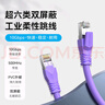 威迅Profinet工業(yè)網(wǎng)線(xiàn)伺服EtherCAT通訊PLC總線(xiàn)高柔坦克拖鏈雙屏蔽CAT6A超5六6類(lèi)千萬(wàn)兆機房工程網(wǎng)絡(luò )線(xiàn) 紫色  工業(yè)級拖鏈高柔性CAT6A超6類(lèi)雙屏蔽網(wǎng)線(xiàn) 15米 曬單實(shí)拍圖