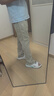 POUM冰絲直筒戶外褲子男士夏季寬松運(yùn)動透氣垂感速干褲6632卡其XL 曬單實拍圖