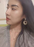 伊燦法式螺旋紋編織耳環(huán)女無耳洞耳夾獨特高級感耳釘2025新款爆款耳飾 法式螺旋紋編織耳釘 曬單實拍圖