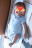 Gap嬰兒2025春季新款純棉暗扣短袖連體衣三件裝兒童裝美版725821 淺藍色組合 59cm /44 亞洲0-3/美碼3-6月 曬單實拍圖
