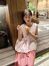 G.DUCKKIDS小黃鴨女童夏裝無(wú)袖套裝2025新款大童夏季兒童闊腿褲棉布兩件套 領(lǐng)子花邊條紋套裝 170 建議155-165cm 10-11周歲 曬單實(shí)拍圖