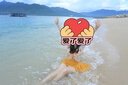 宜膚泳衣女款連體海邊度假小個子女孩顯瘦遮肉連體裙式泡溫泉游泳裝 曬單實(shí)拍圖