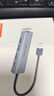 聯(lián)想（Lenovo）USB3.0分線器拓展塢擴(kuò)展塢轉(zhuǎn)千兆網(wǎng)口RJ45有線網(wǎng)卡轉(zhuǎn)接頭筆記本電腦USB擴(kuò)展小新一拖四轉(zhuǎn)換器 曬單實(shí)拍圖