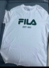 FILA 斐樂(lè )官方男女同款針織T恤2025年夏季純棉寬松休閑情侶短袖t恤 曬單實(shí)拍圖