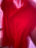 優(yōu)奇周歲女寶寶禮服夏季嬰兒夏裝衣服紅色旗袍連衣裙夏天抓周冠衣中式 曬單實(shí)拍圖