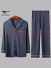 七匹狼睡衣男純棉長(zhǎng)袖全棉可外穿中青年開(kāi)衫家居服套裝 曬單實(shí)拍圖