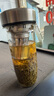德國進(jìn)口品質(zhì)鋼化玻璃杯防摔打不碎的大號套裝防爆男女隨手保溫出 雙層本色500（茶水分離） 曬單實拍圖