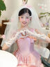妖嬈貓新娘頭紗發(fā)夾后腦勺2025新款領(lǐng)證登記拍照表白求婚七夕情人節(jié)禮物 曬單實(shí)拍圖