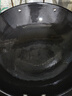 王源吉鐵鍋炒鍋古法手工鑄鐵鍋圓底無(wú)涂層老式不粘鍋少油煙炒菜鍋望江南 望江南圓底+玻璃蓋 36cm 曬單實(shí)拍圖