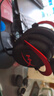 極度未知HyperX颶風(fēng)2颶風(fēng)3阿爾法2 三角洲電競(jìng)耳機(jī) 送耳機(jī)支架聲卡保護(hù)套 颶風(fēng)2黑紅 曬單實(shí)拍圖