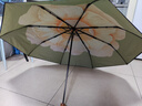 蕉下（beneunder）防紫外線遮陽傘三折雙層黑膠晴雨傘防曬傘BM664月霧 曬單實拍圖