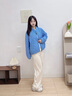 波司登（BOSIDENG）25新款輕薄羽絨服女款90絨立領(lǐng)菱格寬松休閑保暖外套B250135306 風(fēng)鈴淡藍(lán)|5A05 XS 155/80A 體重約110以內(nèi) 曬單實(shí)拍圖