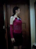 筏芯新款拉丁服舞蹈服兒童夏季女童流蘇套裝拉丁舞服練功服比賽服 酒紅流蘇一體(配手套) 120 曬單實拍圖